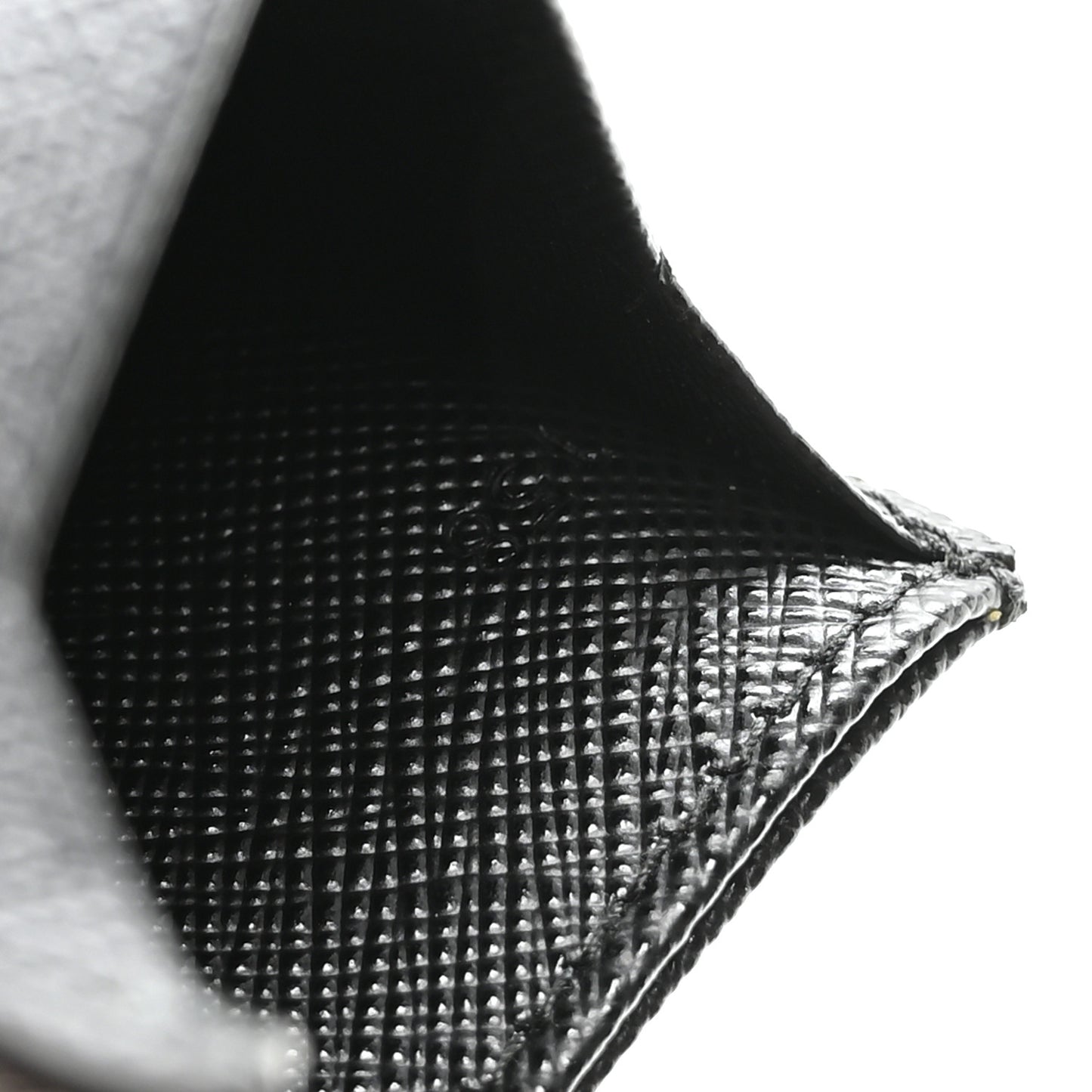 Saffiano Card Holder Black