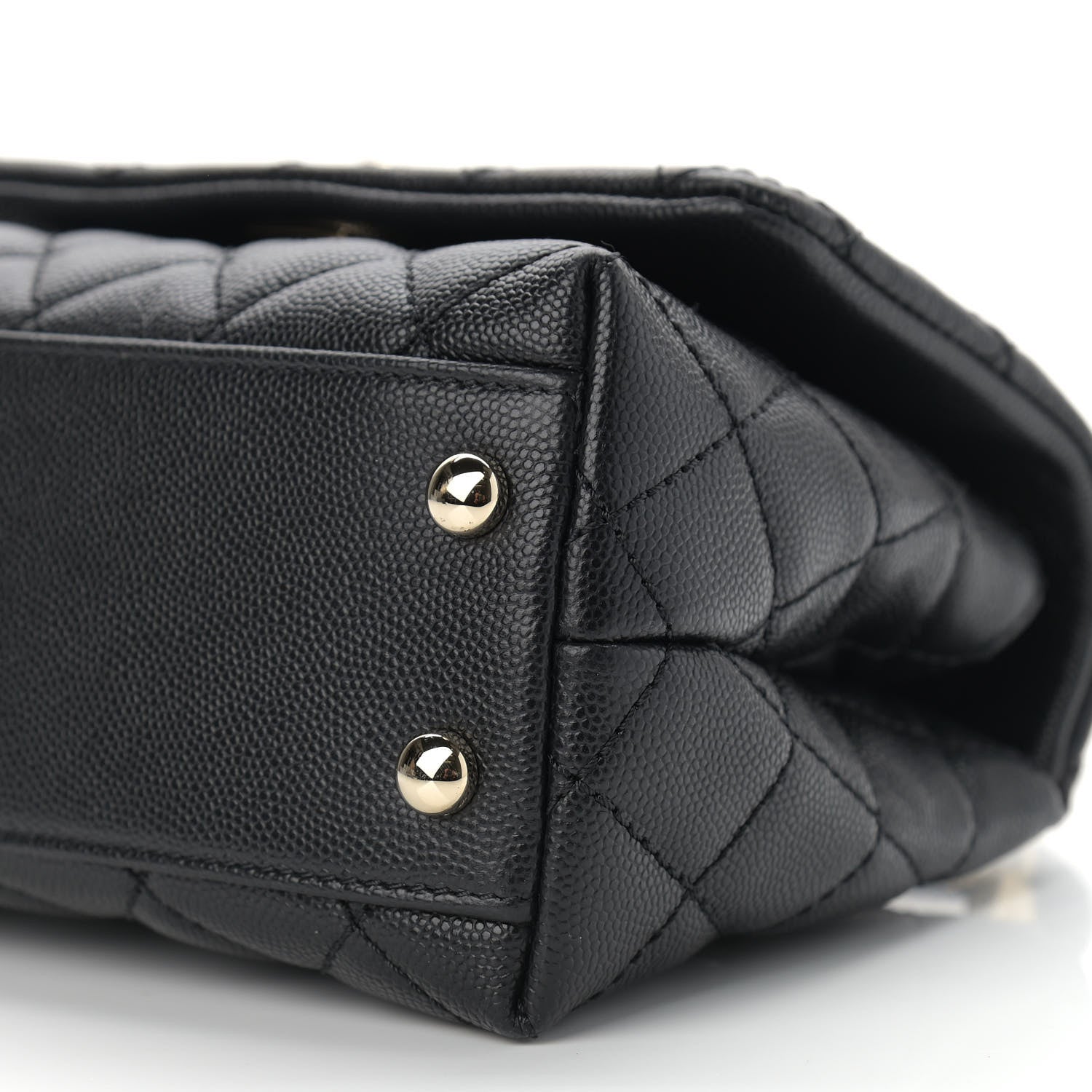 Chanel Caviar Quilted Extra Mini Coco Handle Flap Black 9 of 9