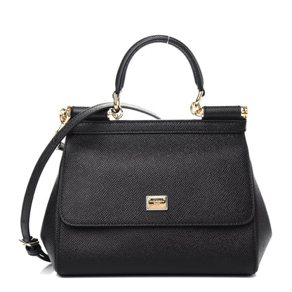 Dolce & Gabbana Dauphine Small Miss Sicily Satchel Black 1 of 9