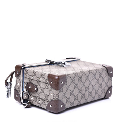 Gucci GG Supreme Monogram Globe-Trotter Beauty Case Brown 4 of 8