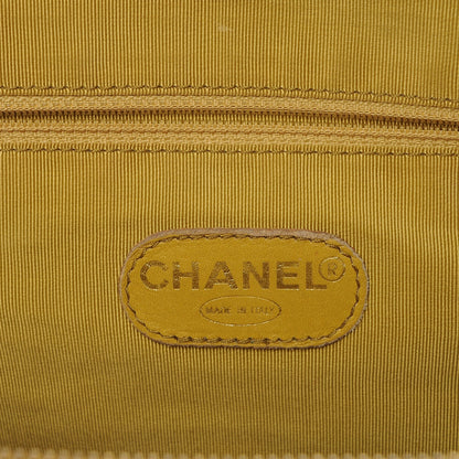 Chanel Caviar Shoulder Bag Yellow 6 of 10