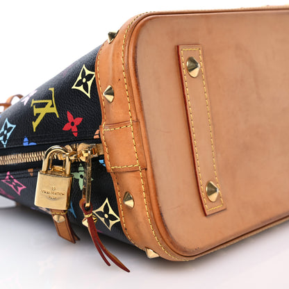 Louis Vuitton Monogram Multicolor Alma PM Black 9 of 18