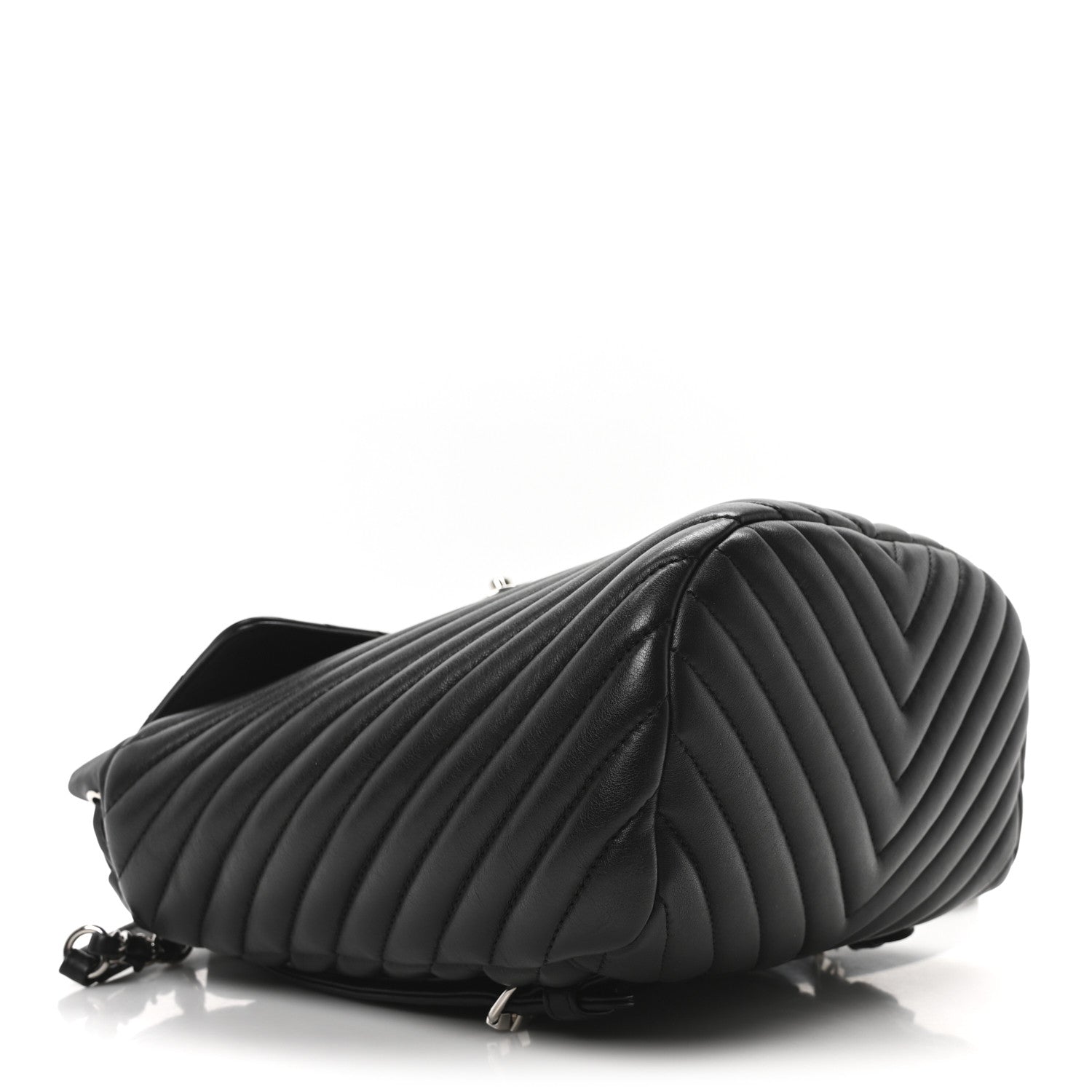 Chanel Lambskin Chevron Quilted Small Urban Spirit Backpack Black 4 of 10