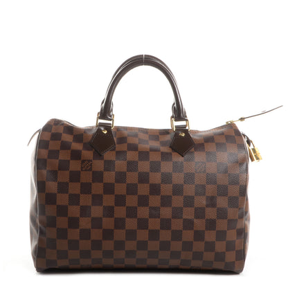 Louis Vuitton Damier Ebene Speedy 30 1 of 8