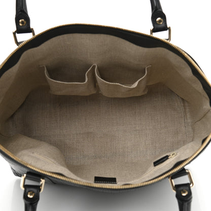 Gucci Soft Microguccissima Large Dome Satchel Black 5 of 10