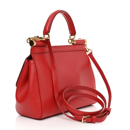 Dolce & Gabbana Dauphine Small Miss Sicily Satchel Red 3 of 13