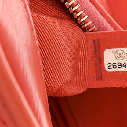 Chanel Aged Calfskin Quilted Small Gabrielle Hobo Red 7 of 10