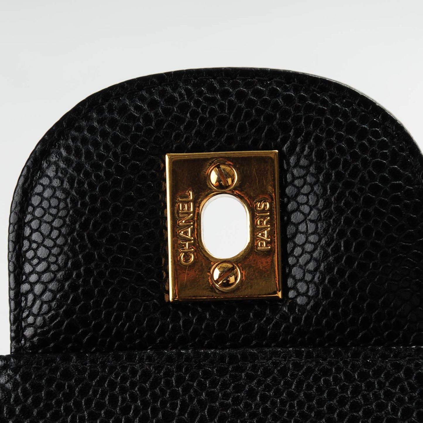 Caviar Quilted Jumbo Single Flap Black