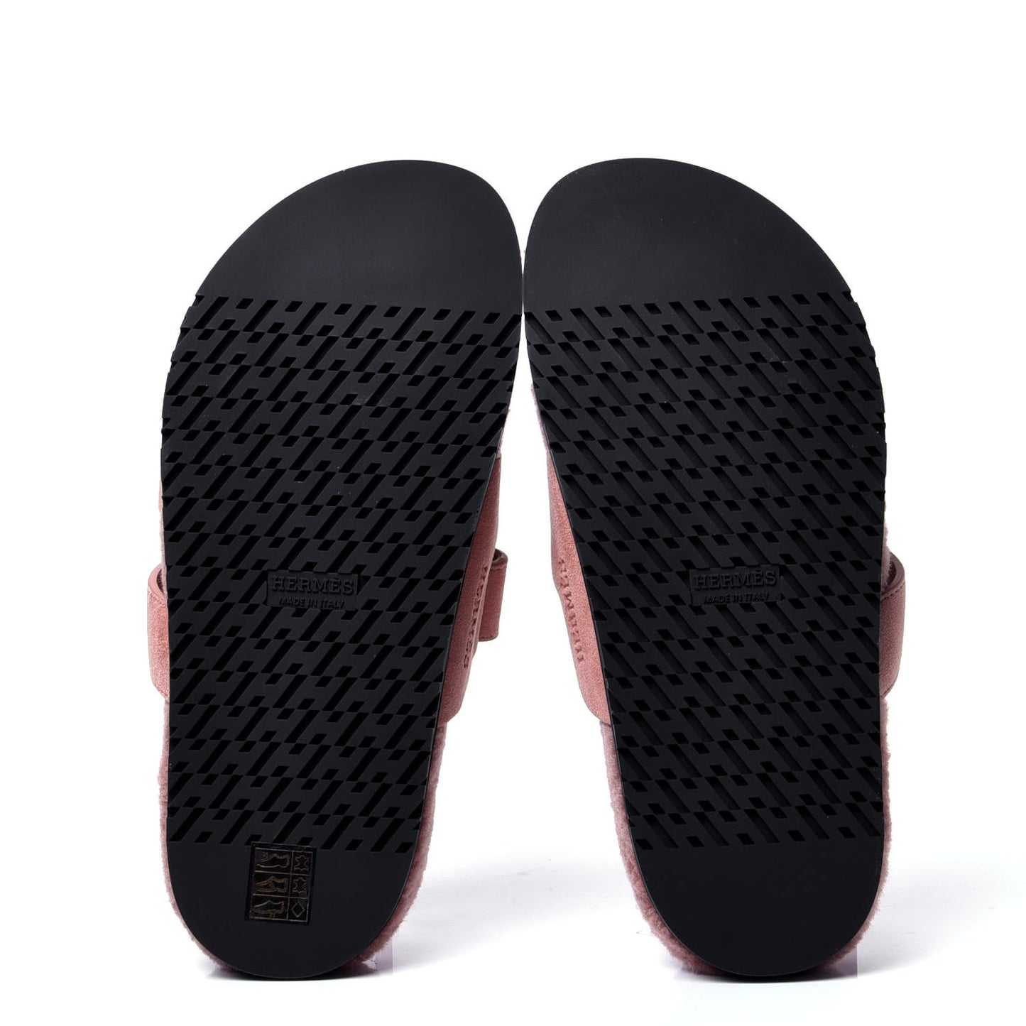 Suede Goatskin Woolskin Womens Chypre Sandals 38 Rose Aube