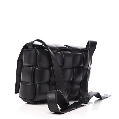 Bottega Veneta Nappa Maxi Intreccio Padded Cassette Crossbody Bag Black 2 of 8