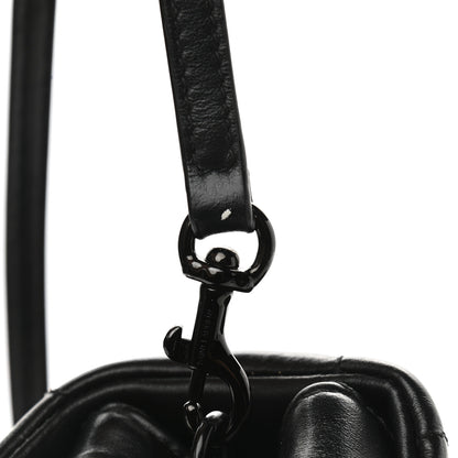 Saint Laurent Calfskin Y Quilted Monogram Toy Loulou Crossbody Bag Black 9 of 10