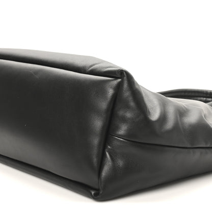 Saint Laurent Lambskin Wide Puffer Tote Black 10 of 10
