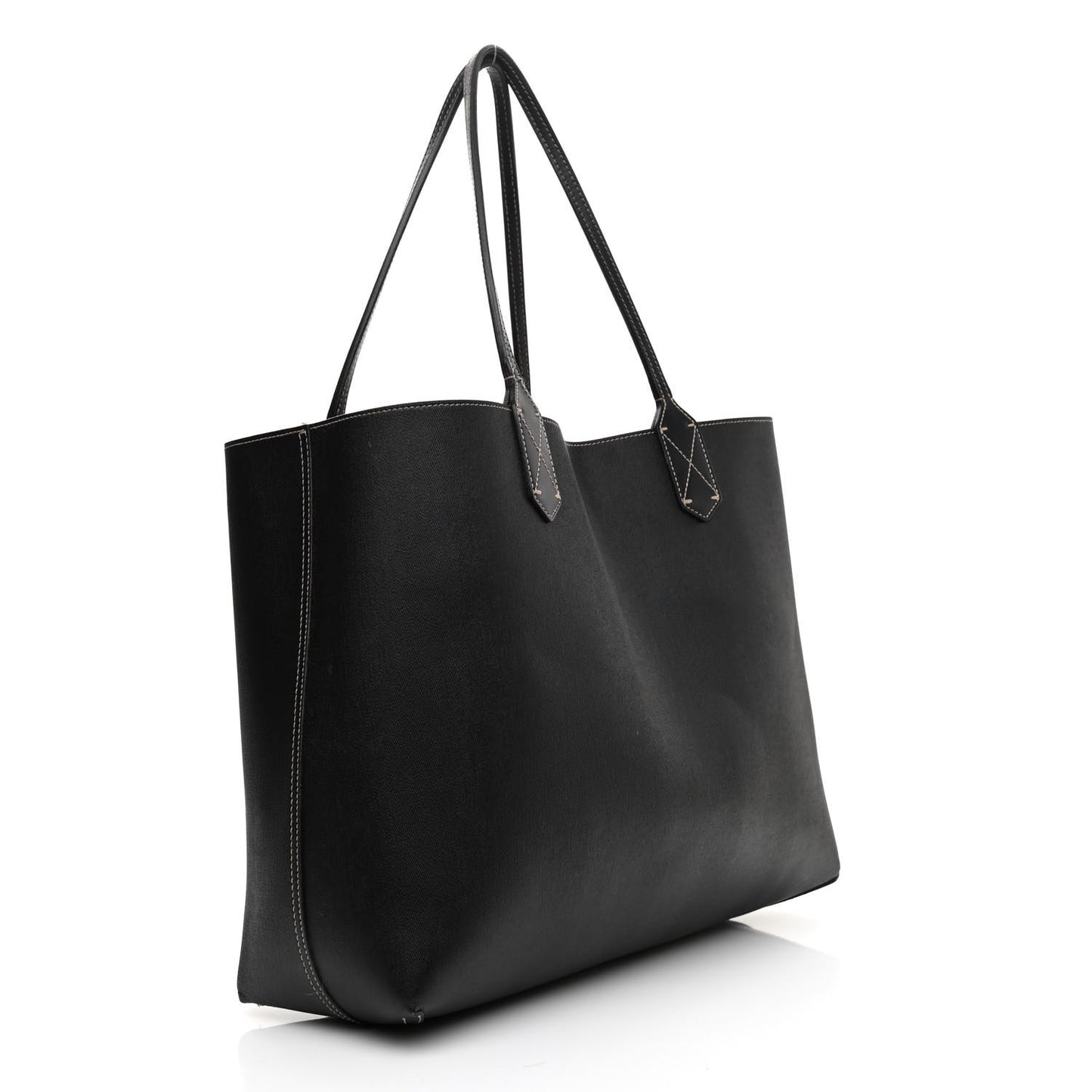 Calfskin GG Supreme Monogram Medium Reversible Tote Black