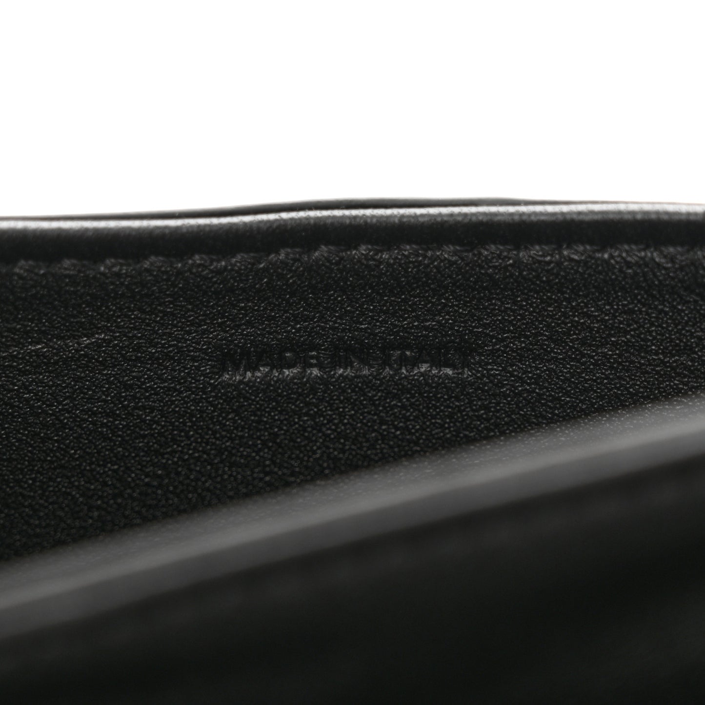 Shiny Calfskin Teen Besace Black