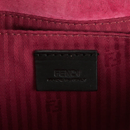 Fendi Nappa Fendista Pouchette Crossbody Fuxia Scuro 6 of 7