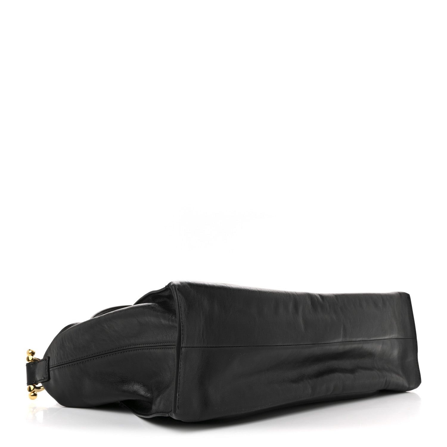 Chloe Natural Shiny Calfskin Large Paraty 24 Bag Black 4 of 13