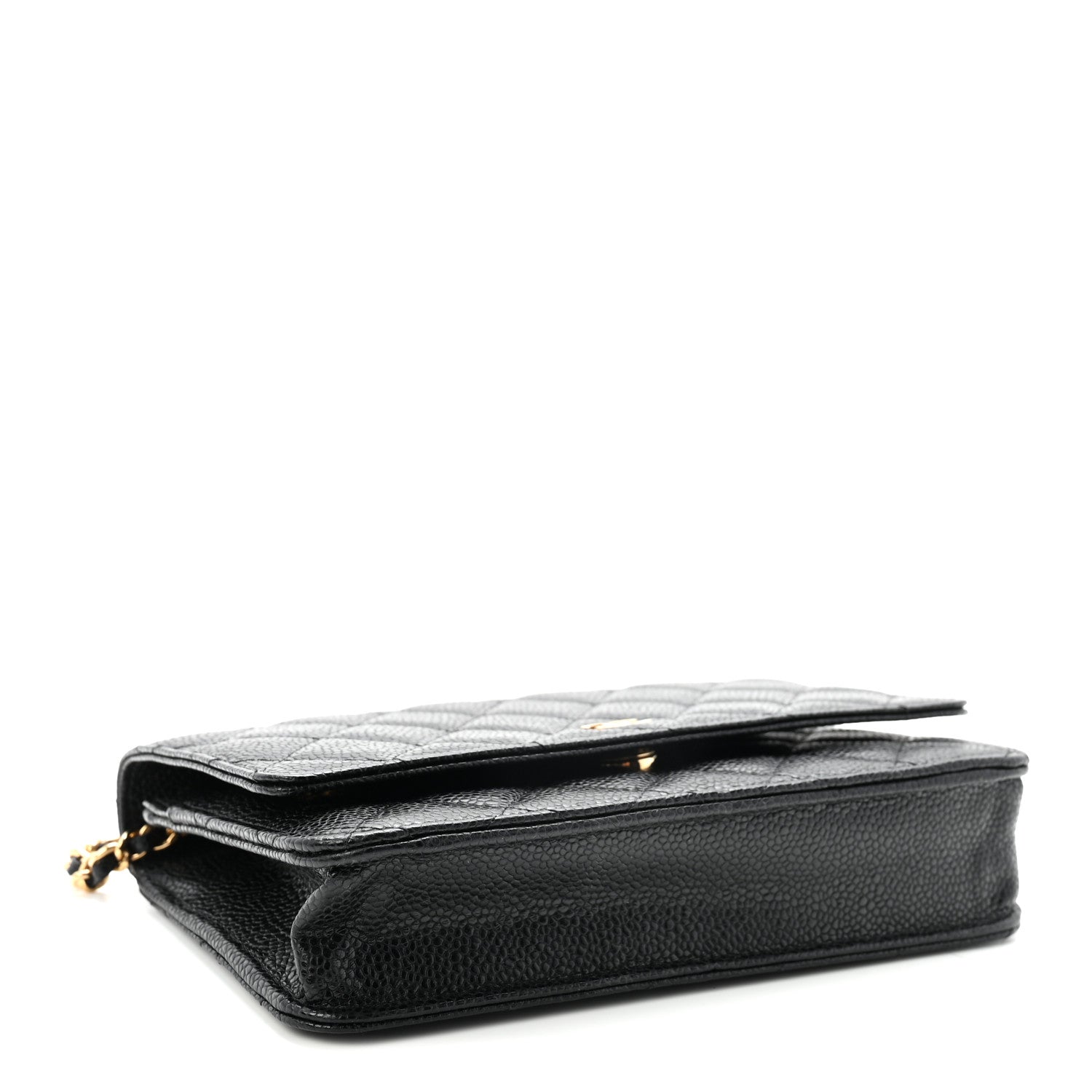 Chanel Caviar Quilted Wallet On Chain WOC Black 4 of 11