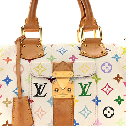 Louis Vuitton LOUIS VUITTON Monogram Multicolor Speedy 30 White 6 of 18