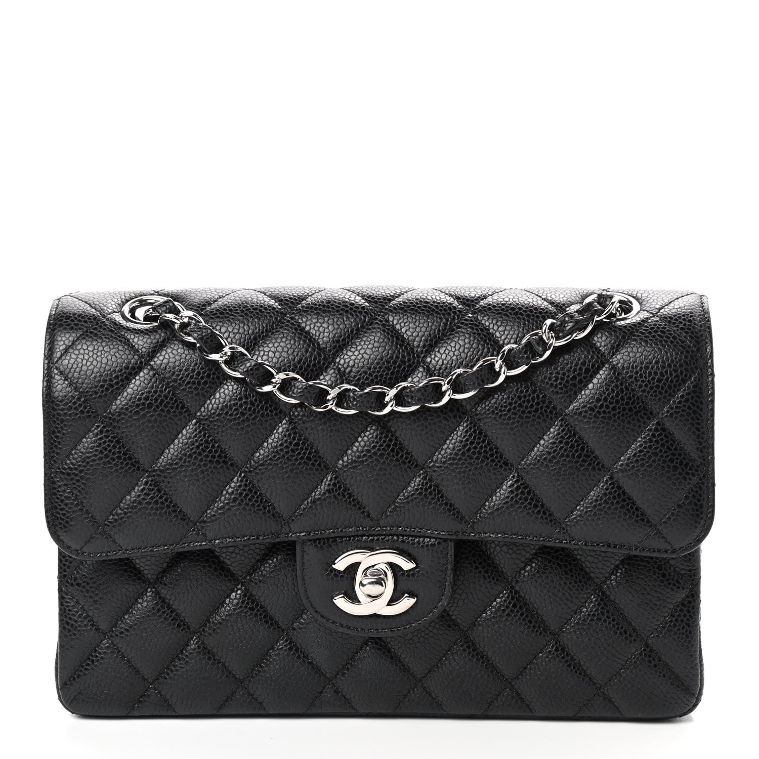Chanel Caviar Quilted Small Double Flap Black 1 of 8