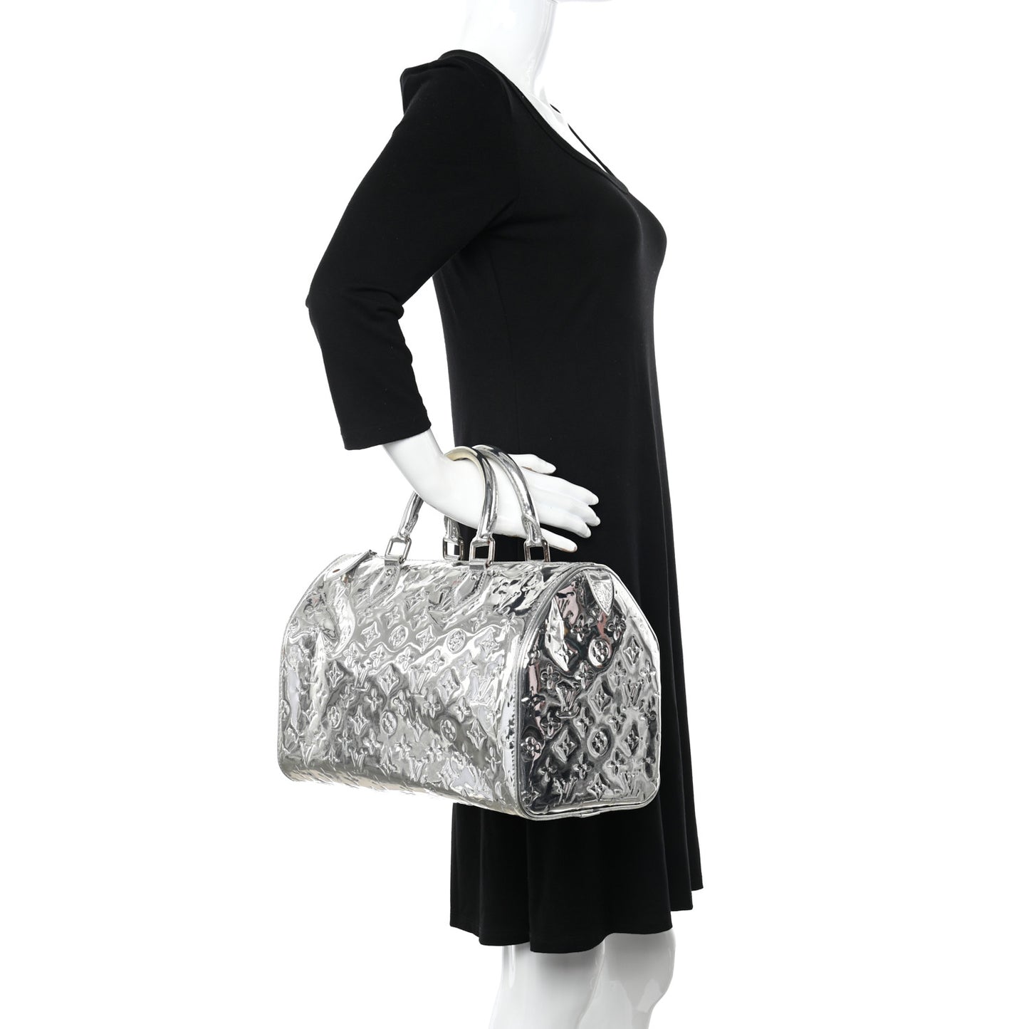 Monogram Miroir Speedy 30 Silver