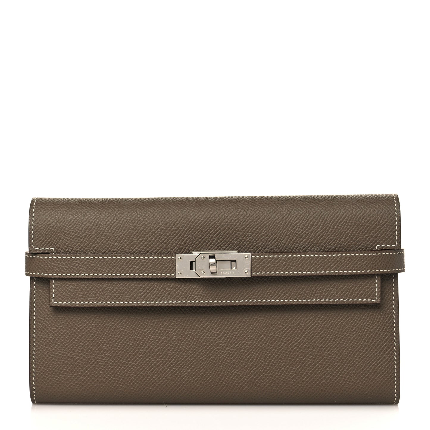 Epsom Kelly Longue Wallet Etoupe