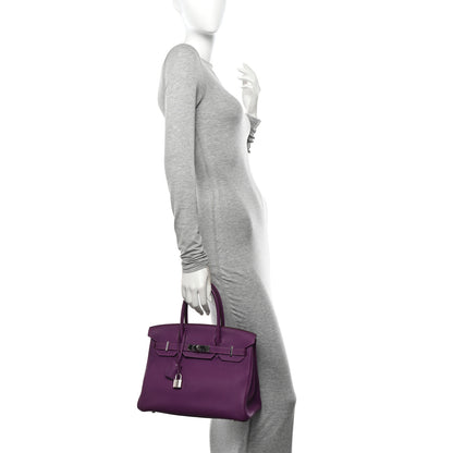 Hermes Togo Birkin 30 Anemone 2 of 14