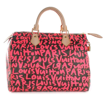 Louis Vuitton Monogram Graffiti Speedy 30 Fuchsia 1 of 7