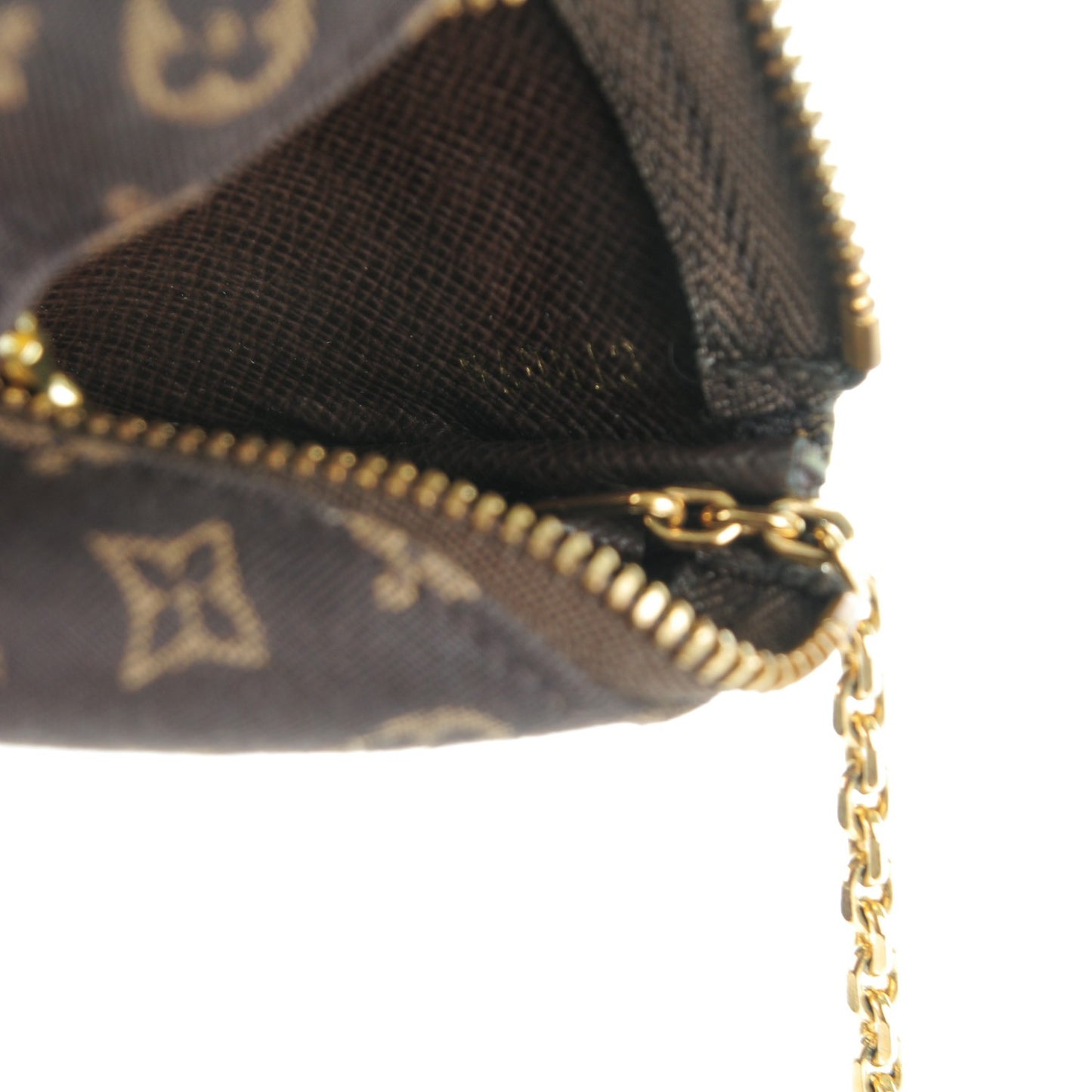 Mini Lin Key Pouch Ebene