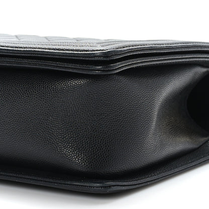 Chanel Caviar Quilted New Medium Boy Flap Black 9 of 9