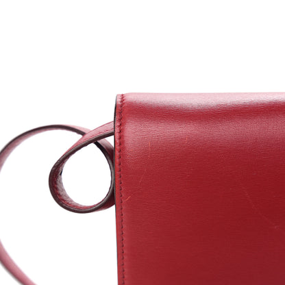 Celine Box Calfskin Medium Classic Box Flap Bag Red 11 of 18