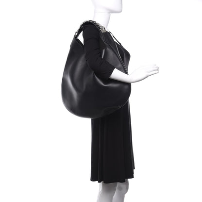 Givenchy Calfskin Medium Infinity Hobo Bag Black 2 of 9