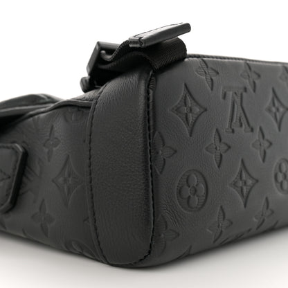 Louis Vuitton Calfskin Monogram Shadow Messenger Voyager PM  Black 8 of 10