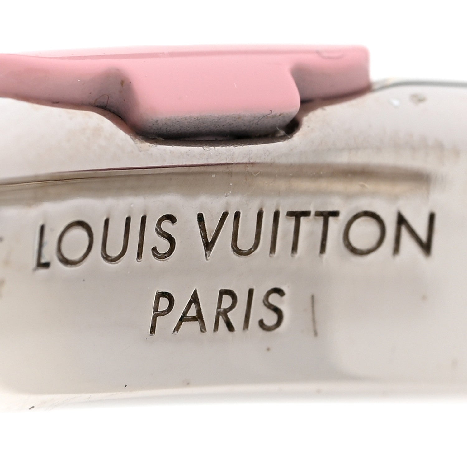 Louis Vuitton Resin Daily Monogram Bracelet S Silver Pink 4 of 6