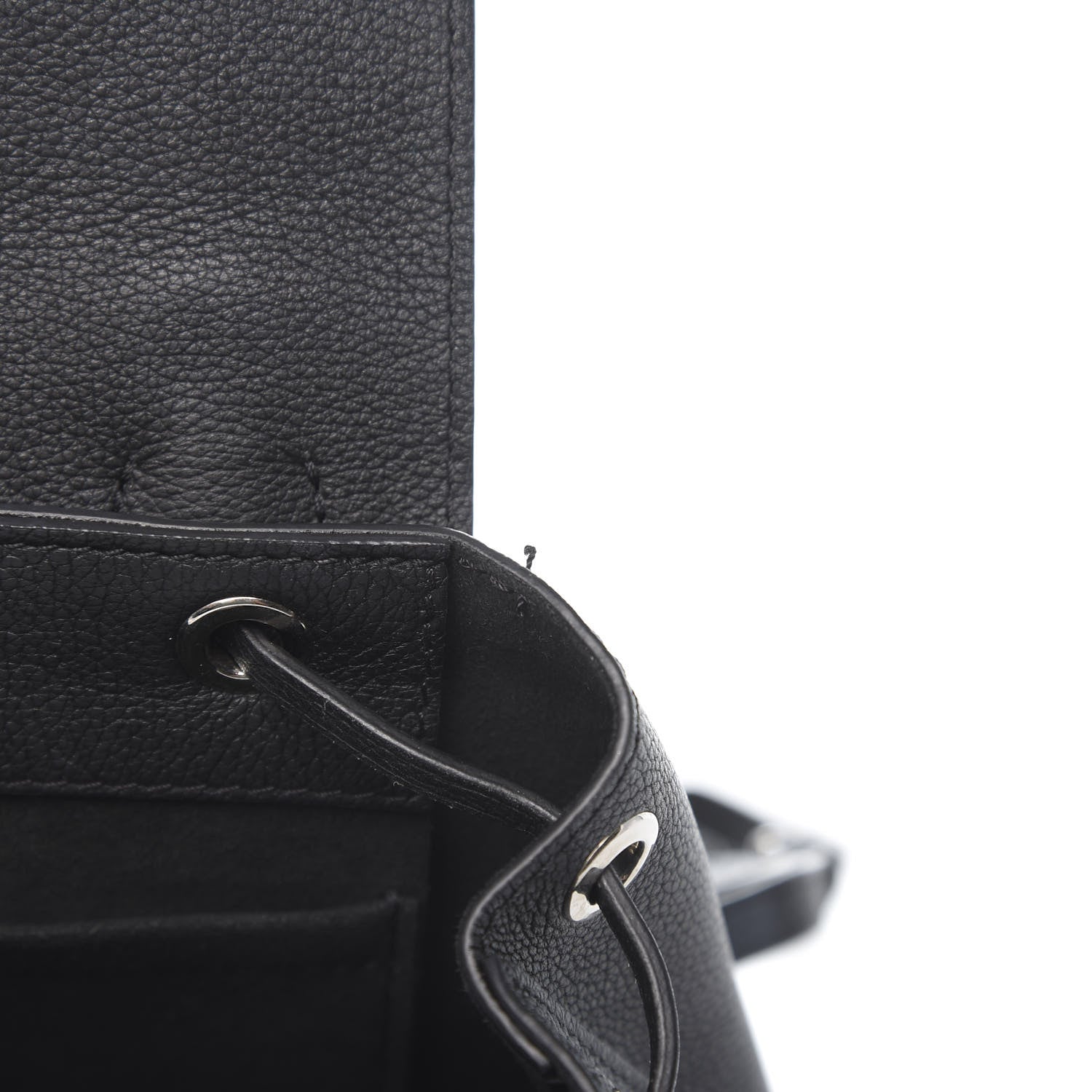 Louis Vuitton Calfskin Lockme Mini Backpack Black 7 of 14