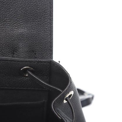 Louis Vuitton Calfskin Lockme Mini Backpack Black 7 of 14