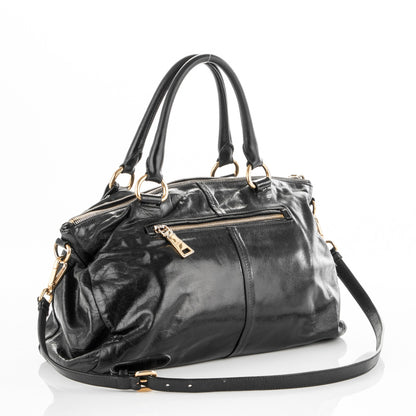 Prada Glace Calf Bowler Black 3 of 7