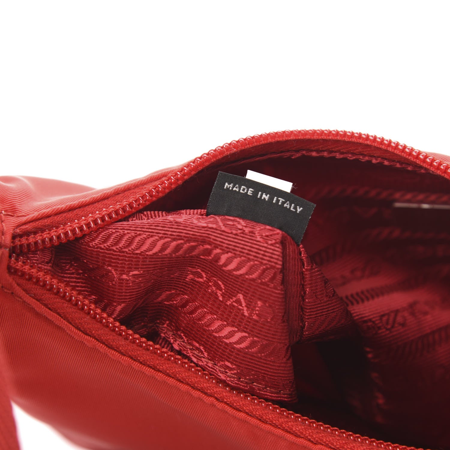 Prada Tessuto Nylon Mini Re-Edition 2000 Bag Rosso 7 of 9