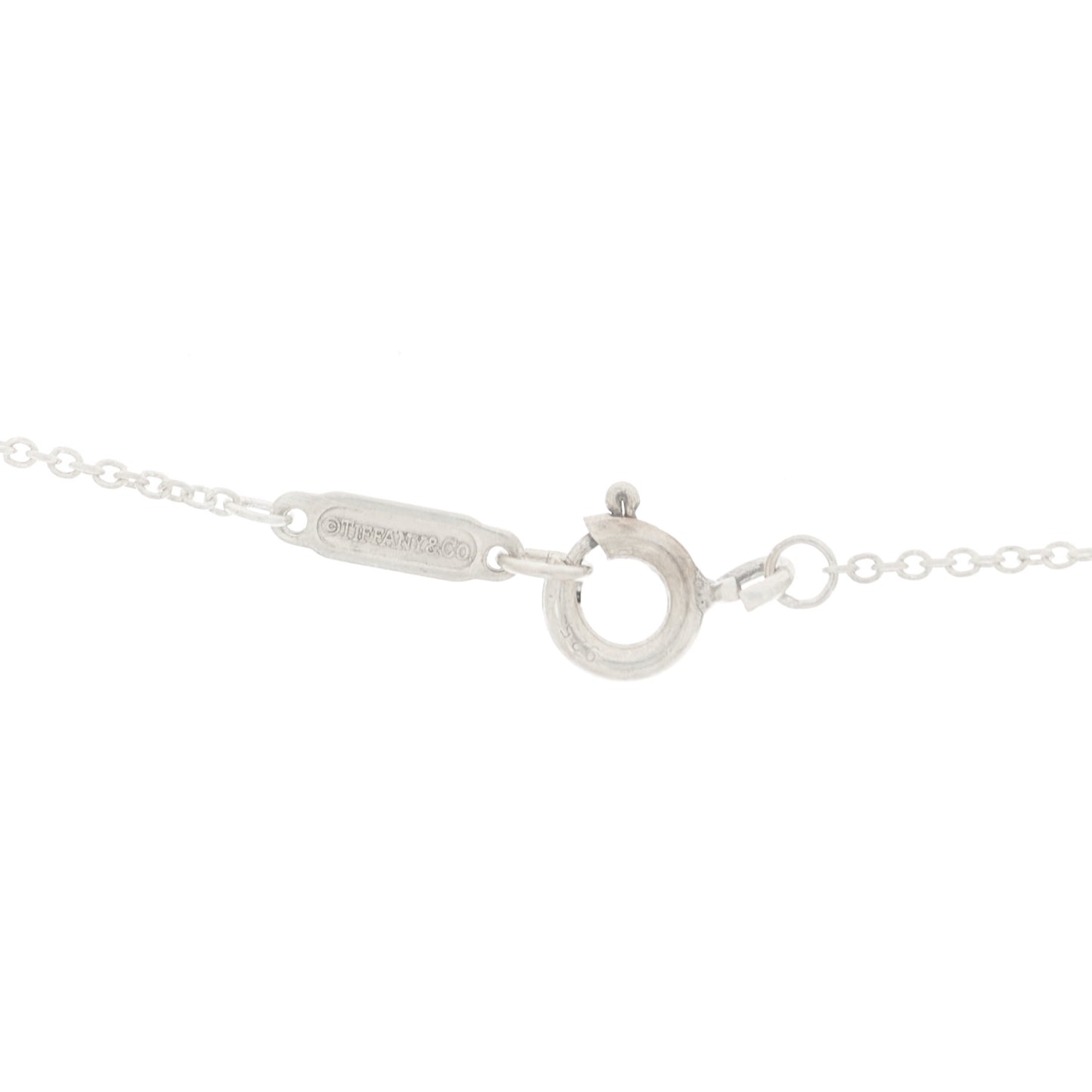 Sterling Silver Diamond Small Daisy Key Pendant Necklace