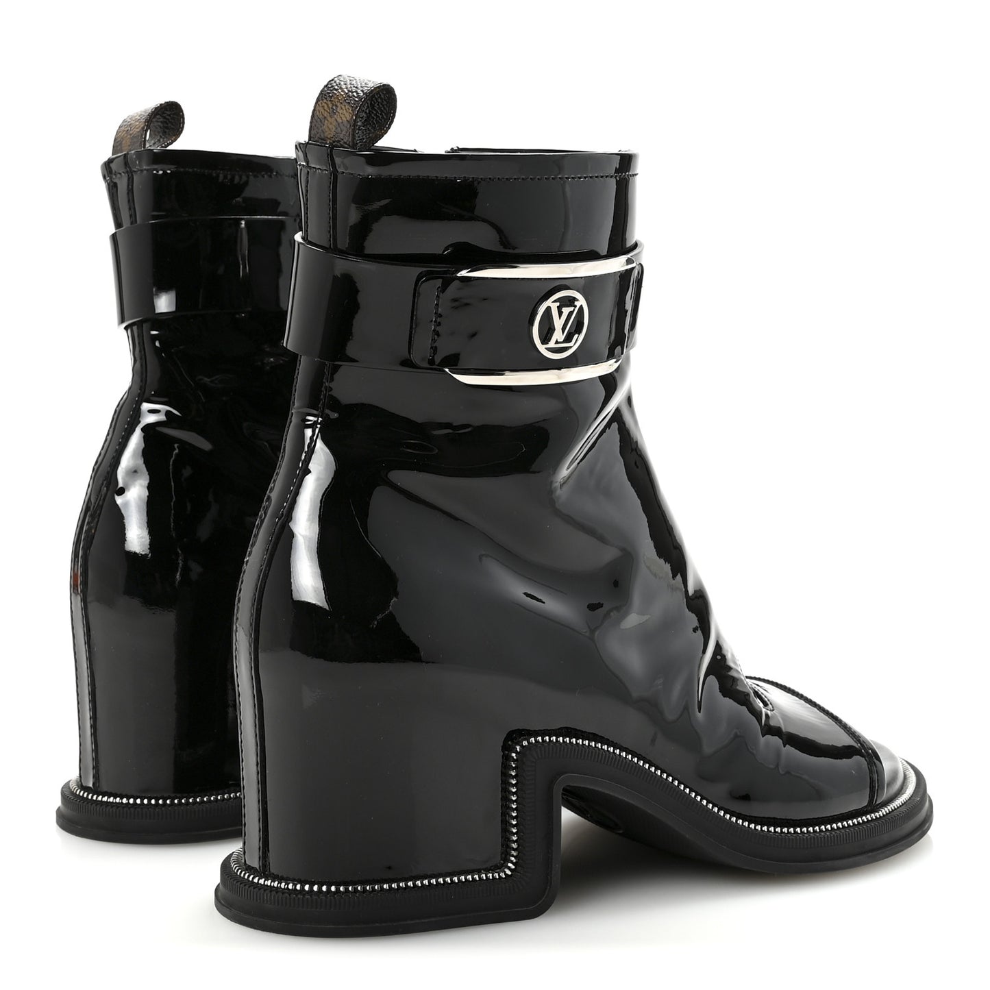 Patent Calfskin Moonlight Boots 39 Black