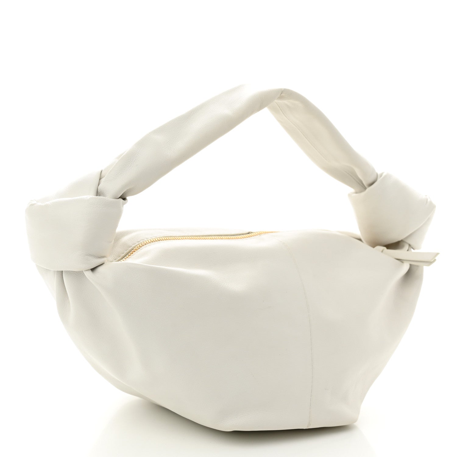Bottega Veneta Calfskin Mini Double Knot Bag White 3 of 10