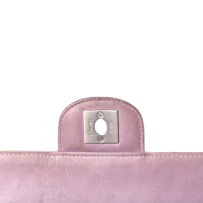Chanel Patent Quilted East West Chocolate Bar Flap Light Purple 13 of 15
