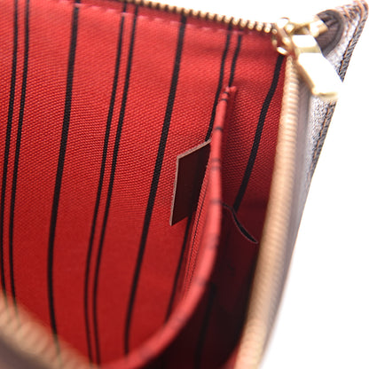 Louis Vuitton Damier Ebene Neverfull MM GM Pochette 8 of 17
