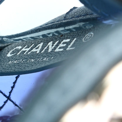 Chanel PVC Lambskin Stitched Mini Coco Splash Flap Blue 5 of 9