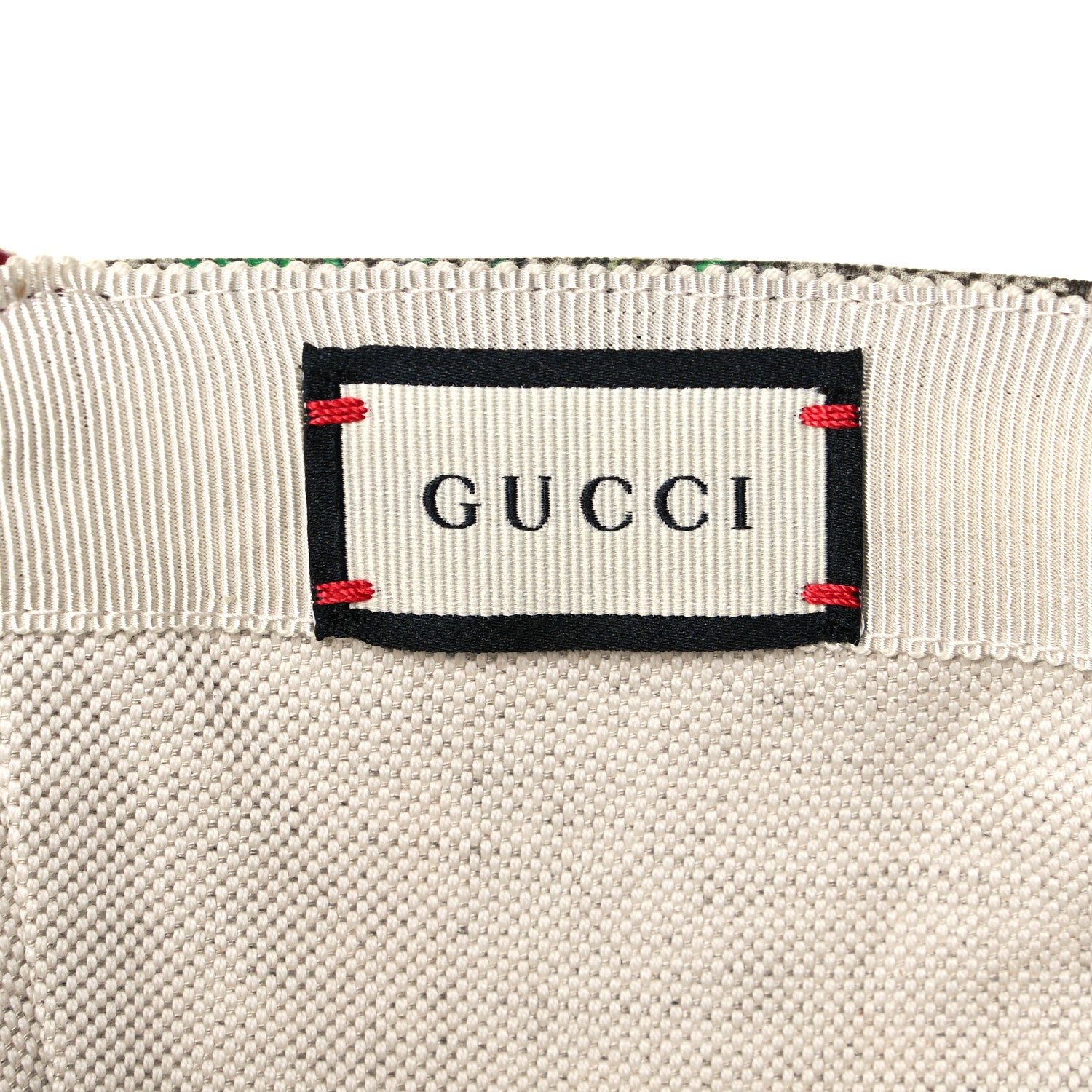 Gucci GG Supreme Flora Claudia Baseball Hat 57 M Red 7 of 9