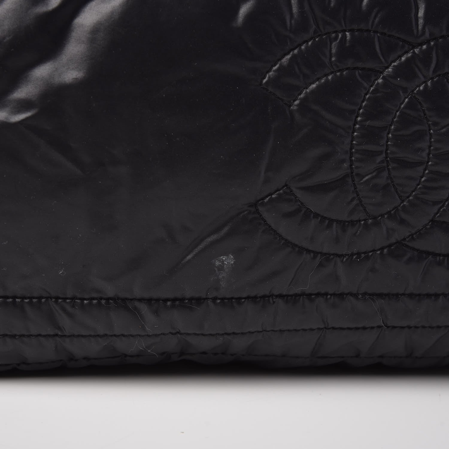 Chanel Nylon Coco Cocoon Bowler Black 11 of 11