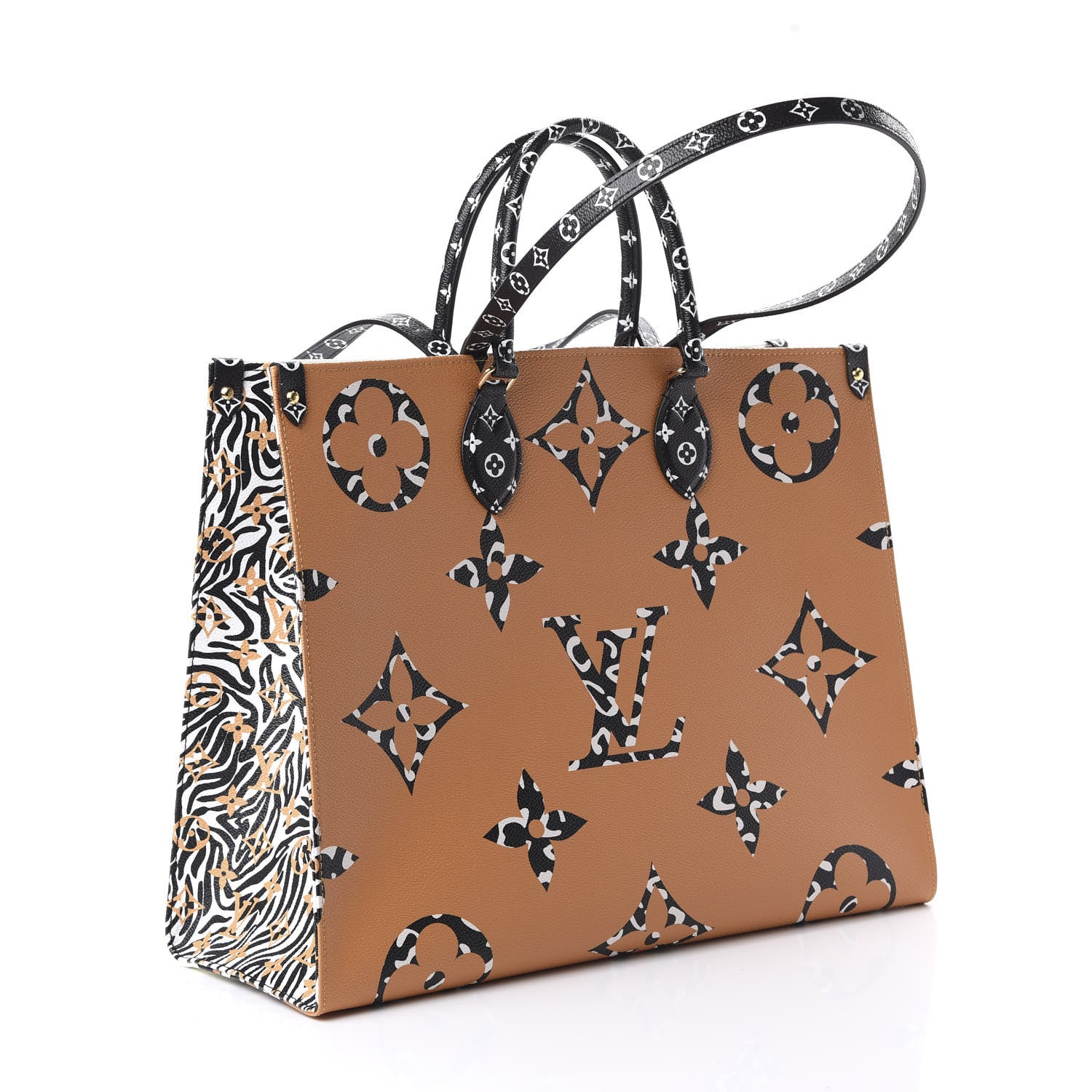 Louis Vuitton Monogram Giant Jungle Onthego GM Ivory 3 of 9