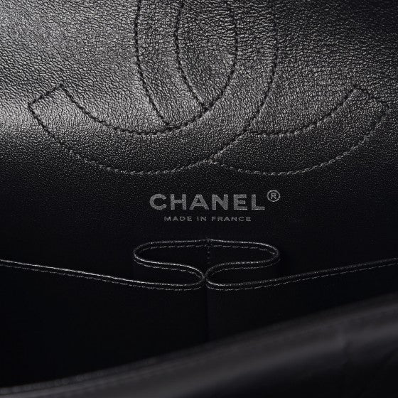 Aged Calfskin Chevron Quilted 2.55 Reissue 226 So Black