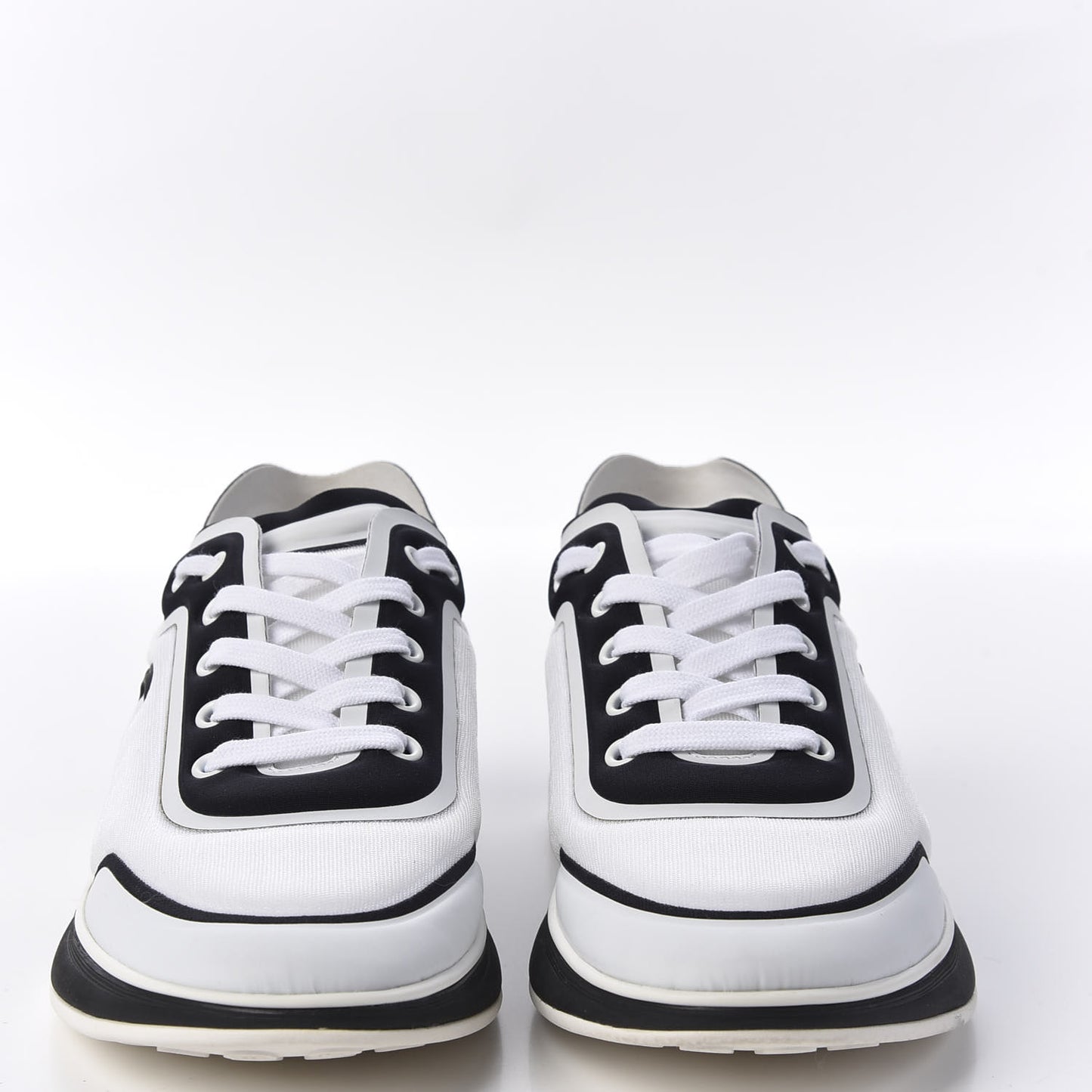 Lycra Womens CC Sneakers 40 White Black