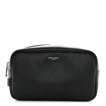 Saint Laurent Grain De Poudre Cosmetic Case Black 1 of 8