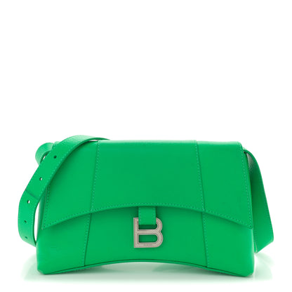 Balenciaga Grained Calfskin XS Downtown Shoulder Bag Vivid Green 1 of 16